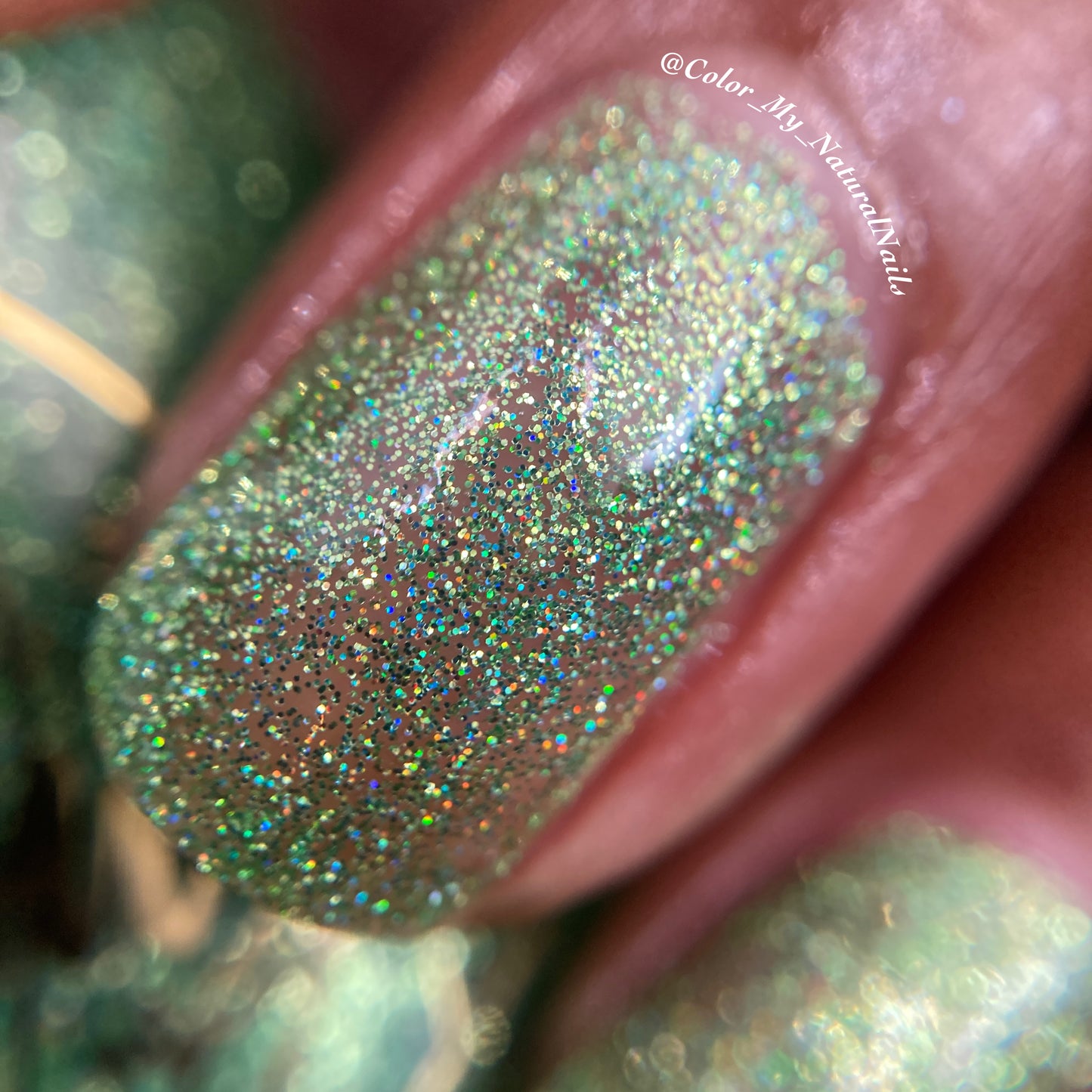 fascinating glitter effect Crowd Surfing nail color