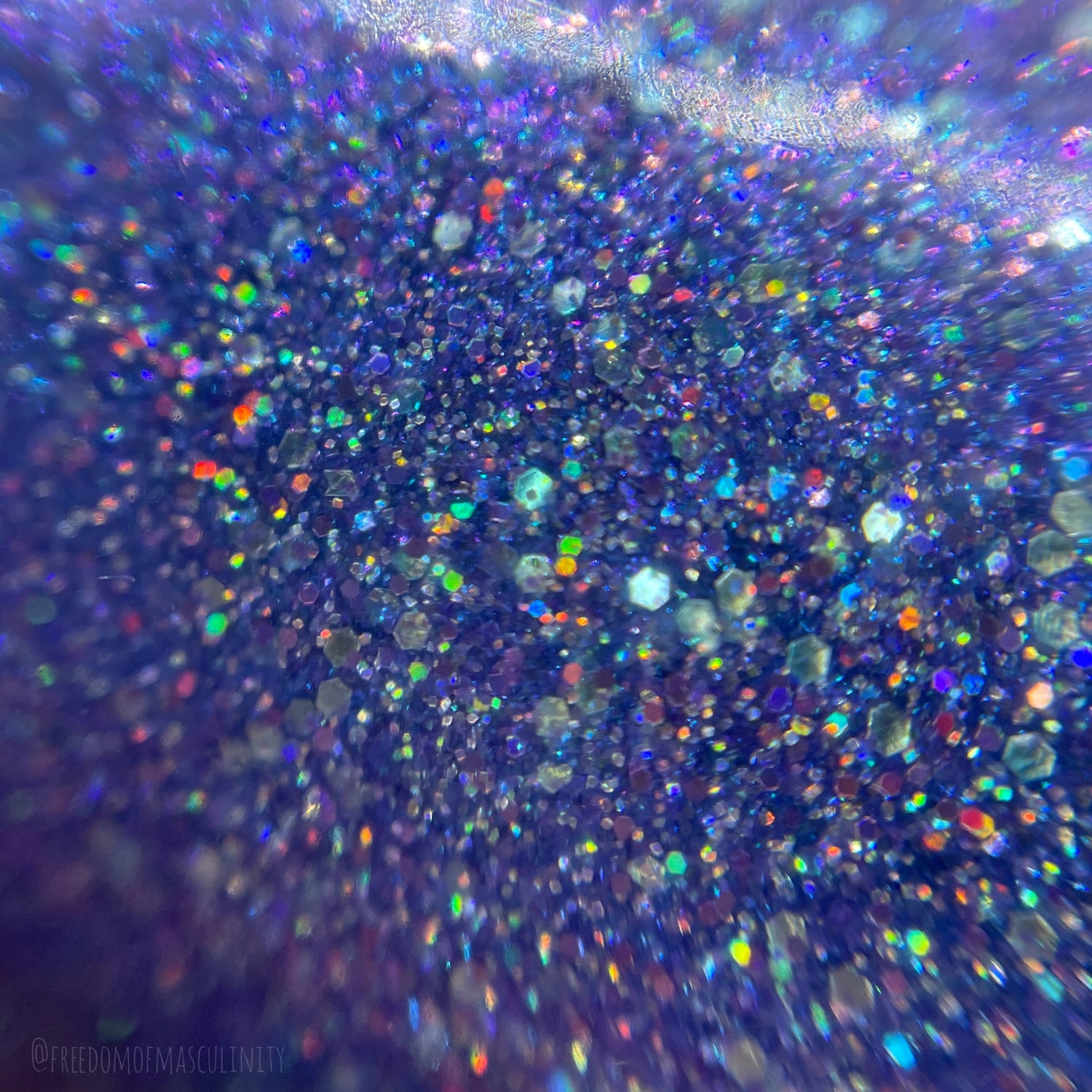 holographic glitter inside Big Betty Blue Berries