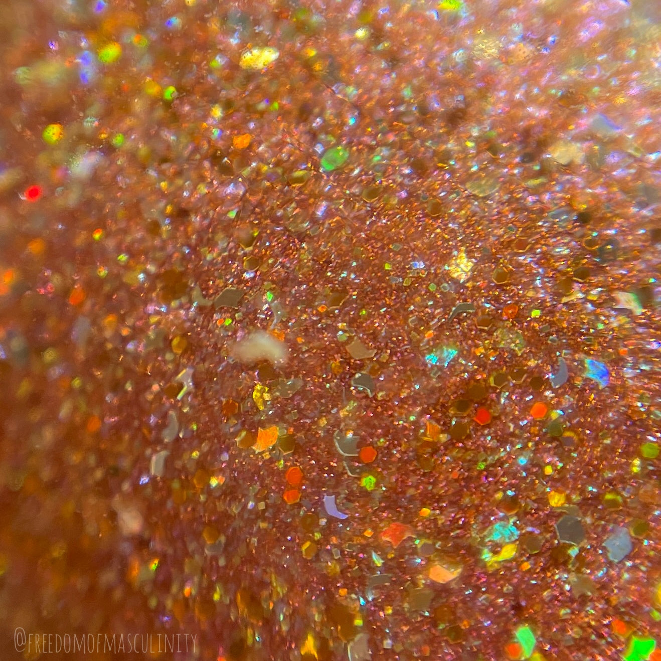 deep dive into holographic glitter inside Booger